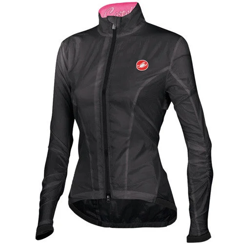 Castelli Womens Leggera Jacket - Black Herringbone Jacket Checkered Jacket Solid Jacket
