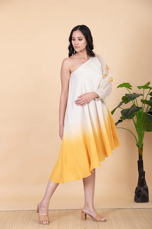 Chambray & Co.'S Ayna Vegan Silk Dress