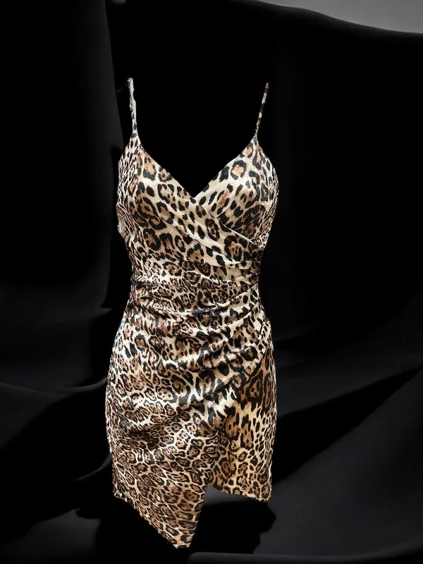 Cheetah Print Dress Cristina 1399R4