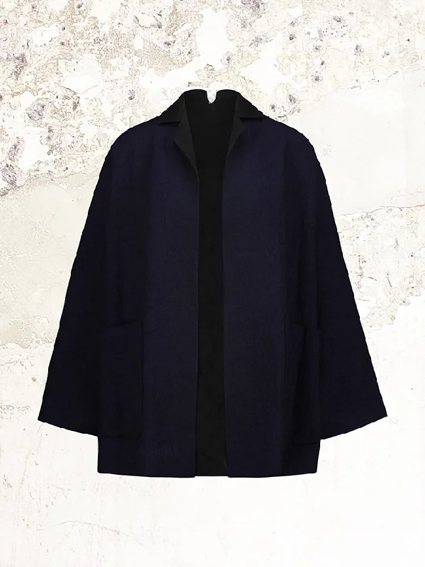 Daniela Gregis gladiolo reversible Jacket Notch Collar Jacket Peter Pan Collar Jacket Cowl Neck Jacket
