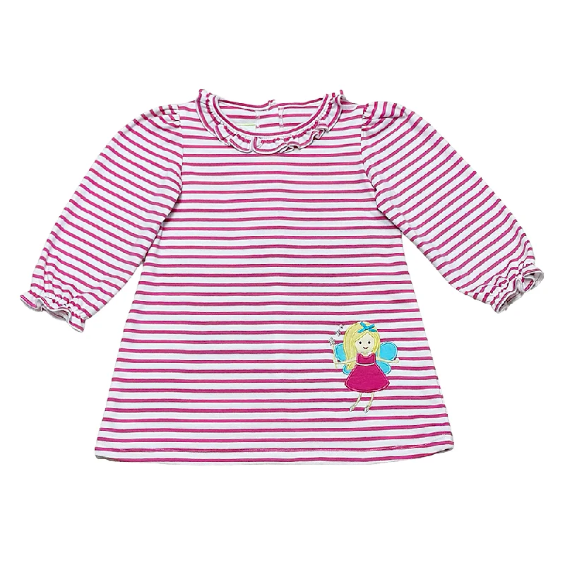 Fairy Susette Hot Pink Stripe Play Dress
