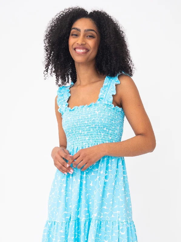 Fitz Dress - Boho in Aqua
