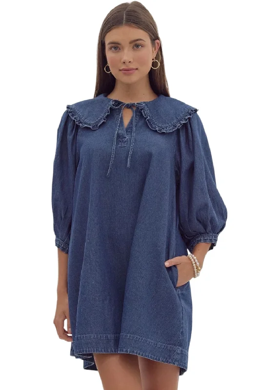 Frankie Denim Swing Dress