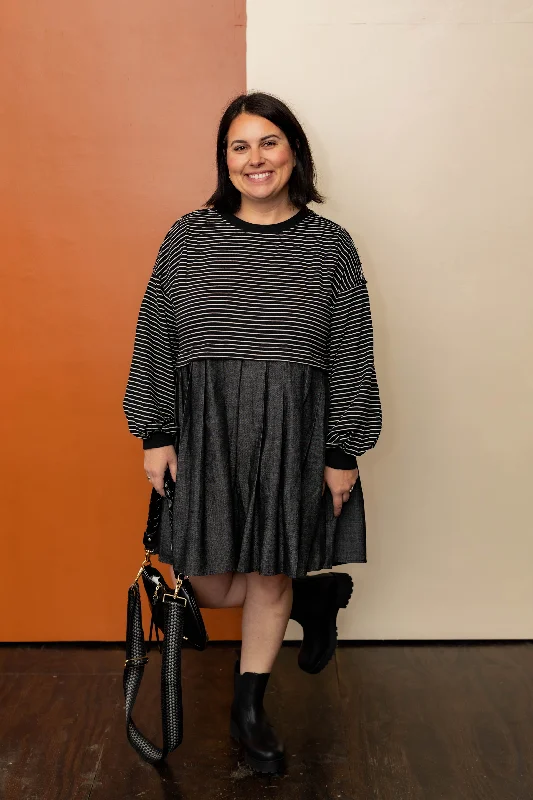 In With Stripes Dress