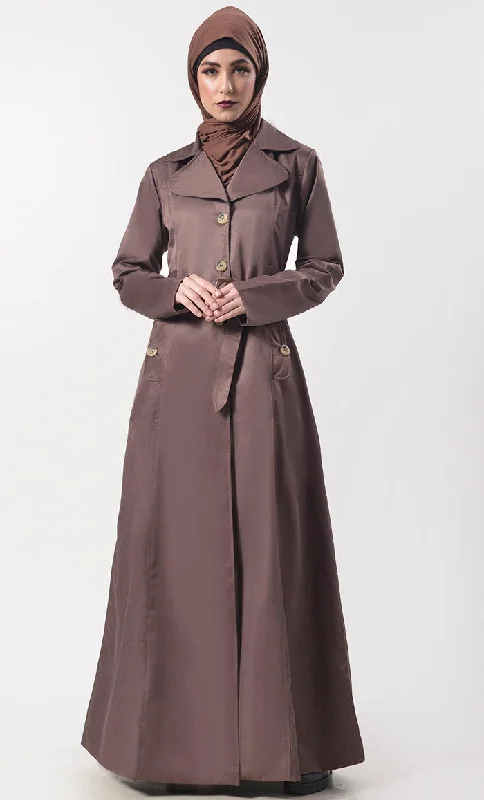 Modest Warm Full Length Jacket With Pockets Fitted Jacket Loose Jacket Oversized Jacket