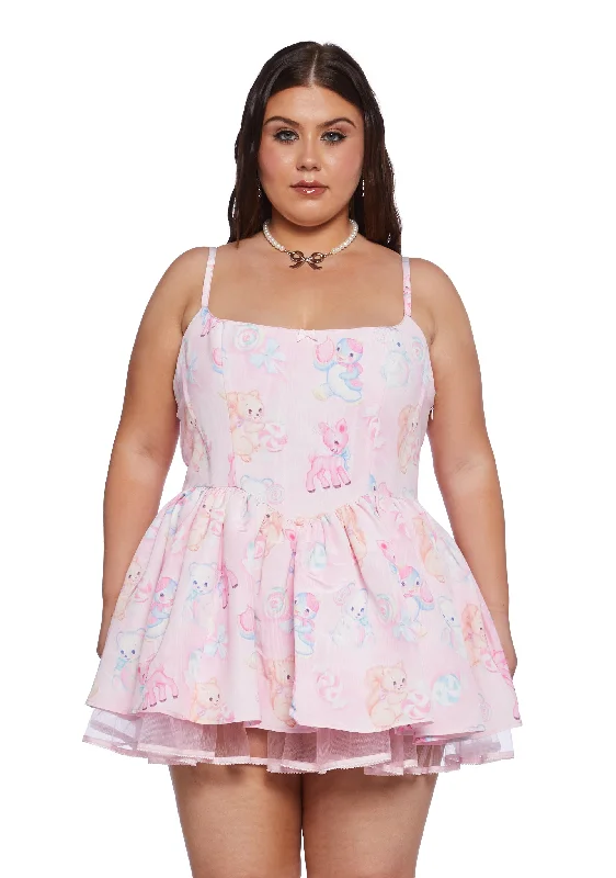 Plus Magic Moves Corset Dress - Candy Cravers