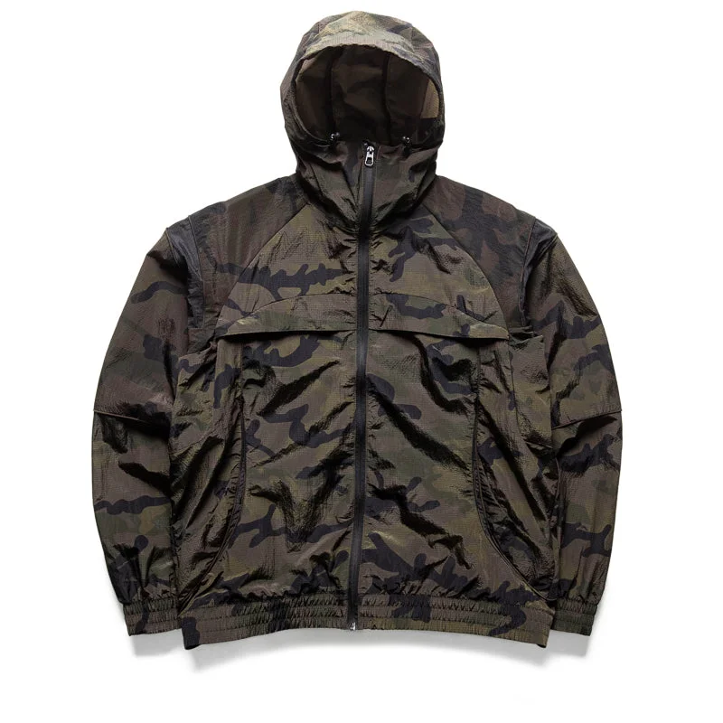 Puma Mostroverse Cellerator All Over Print Ripstop Jacket - Black/Camo Cotton Fabric Linen Fabric Terry Fabric