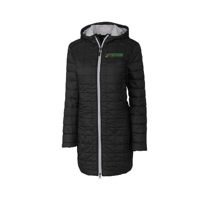 Ladies Rainier Long Jacket Fleece Jacket Down Jacket Parka