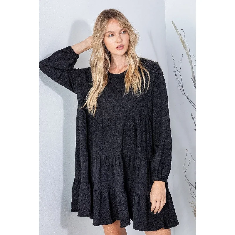 Ruffled Dress With Texture