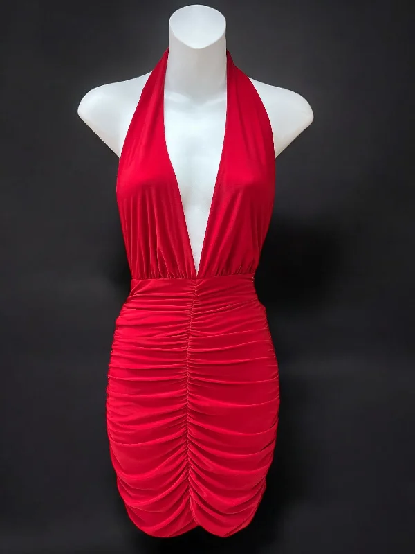 Rushed Halter Top Dress FM3913