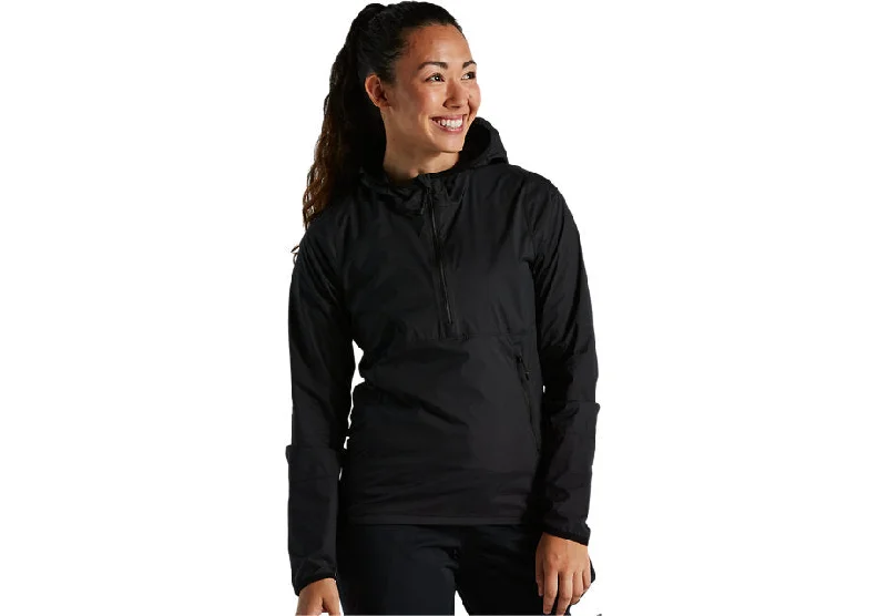 Specialized Women's Trail-Series Wind Jacket - Black Bomber Jacket Anorak Windbreaker