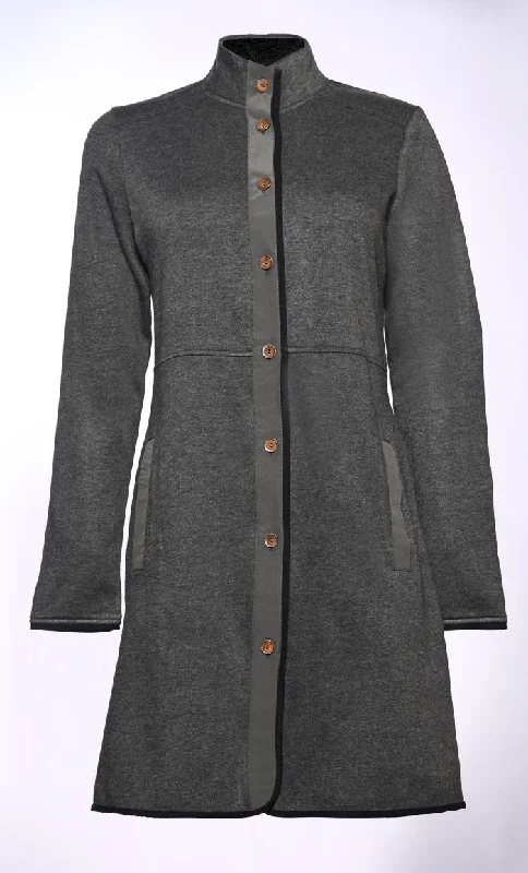 Stylish Front-Open Fleece Jacket With Pockets Denim Jacket Leather Jacket Suede Jacket