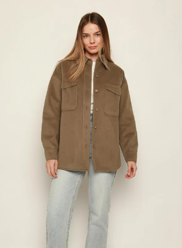 Tess Oversize Long Sleeve Jacket-OLIVE Chenille Jacket Brocade Jacket Lace Jacket