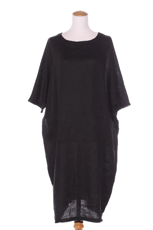 TIRELLI - Linen dress with pockets! 12-14