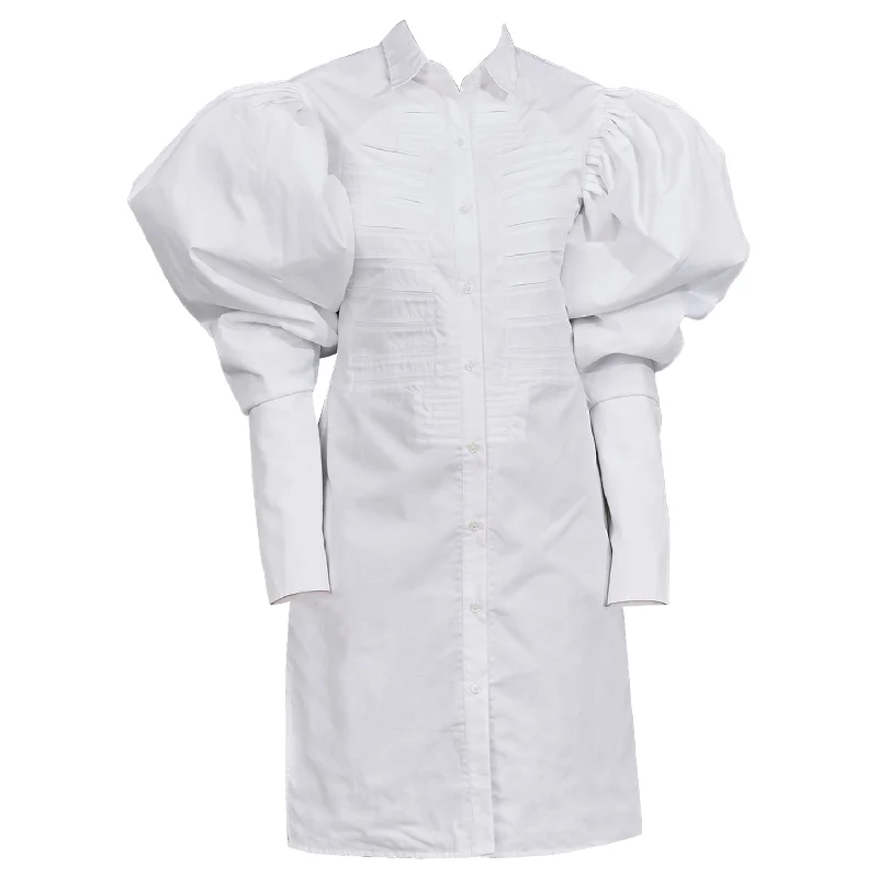 WOLF WING SKELETON DRESS WHITE