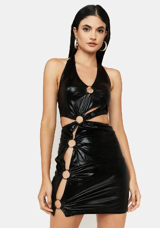 Pitch Dark Way To Celebrate Mini Dress Elegant Vintage Mini Dress