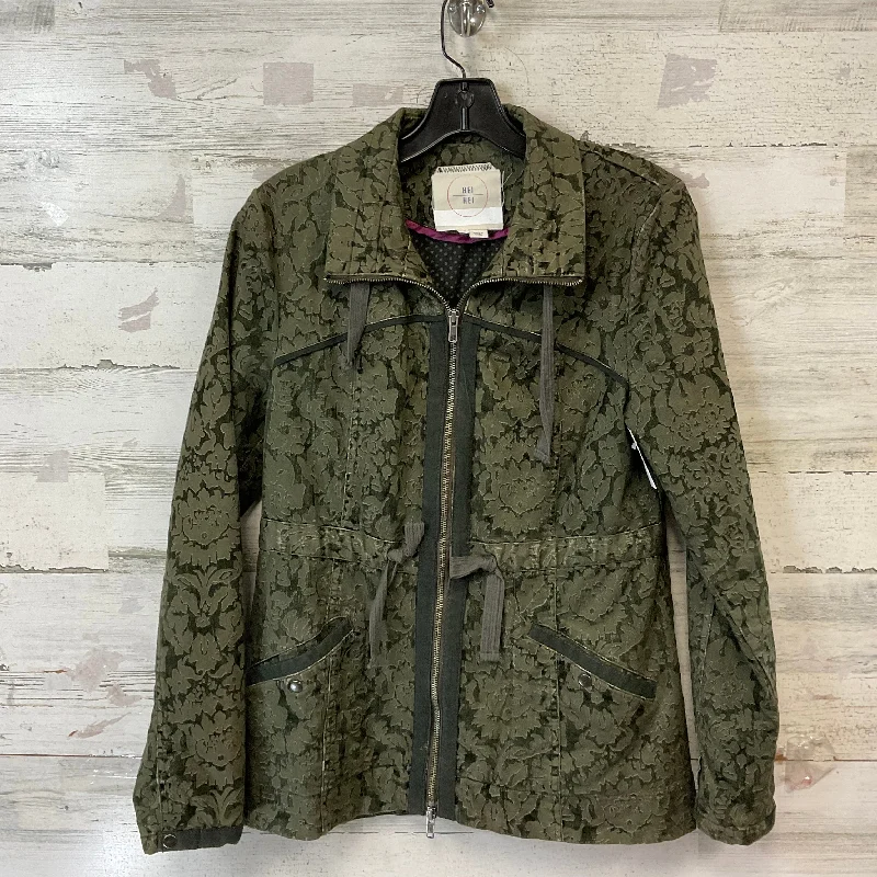 Jacket Other By Anthropologie In Green, Size: S Front Pockets Side Pockets Patch Pockets Jacket Other By Anthropologie In Green, Size: S Front Pockets Side Pockets Patch Pockets