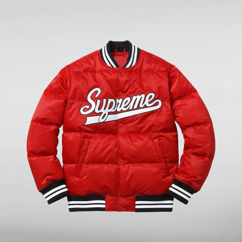 Supreme Puffer Jacket Chenille Fabric Brocade Fabric Lace Fabric
