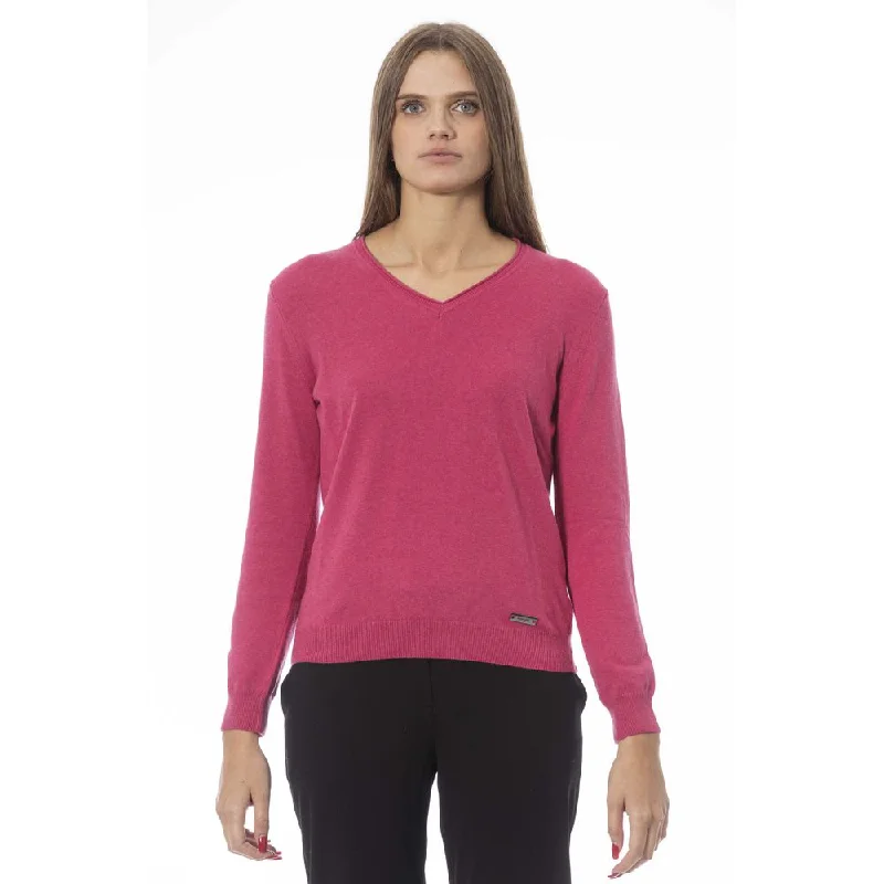Baldinini Trend Fuchsia Cashmere Women Sweater Wool Sweater Cotton Sweater Cashmere Sweater Baldinini Trend Fuchsia Cashmere Women Sweater Wool Sweater Cotton Sweater Cashmere Sweater