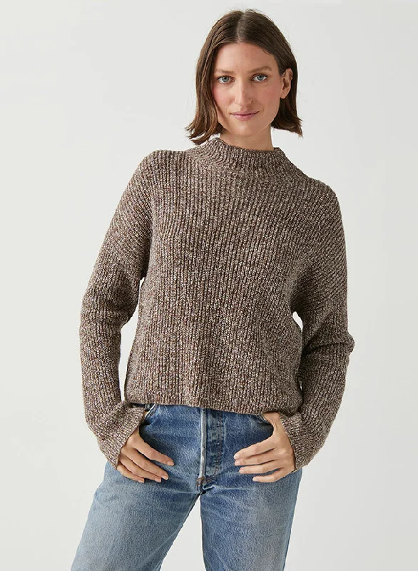 Candice Sweater Notch Collar Peter Pan Collar Cowl Neck