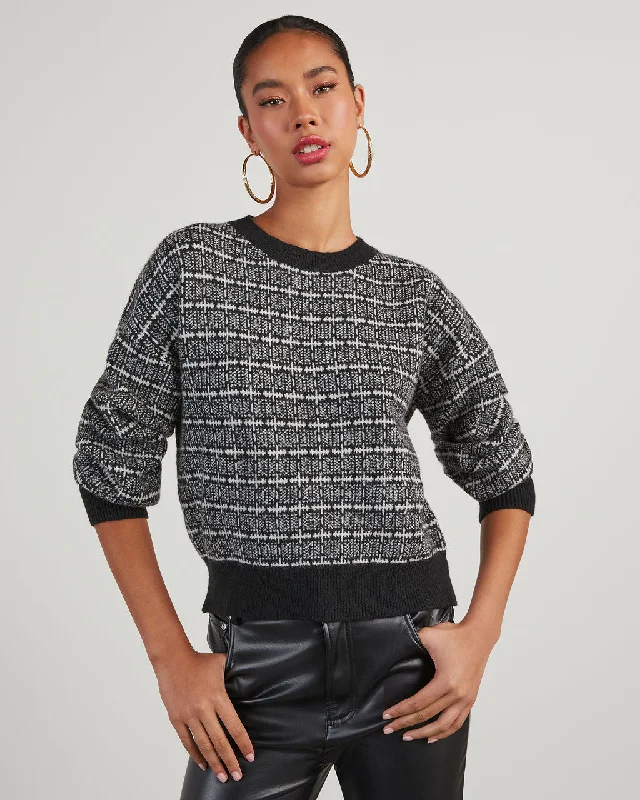 Castleton Plaid Pullover Sweater Soft Cozy Warm