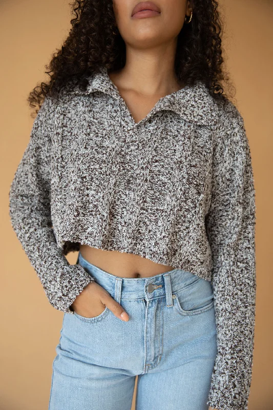 Caught My Eye Sweater Boat Neck Shawl Collar Notched Collar