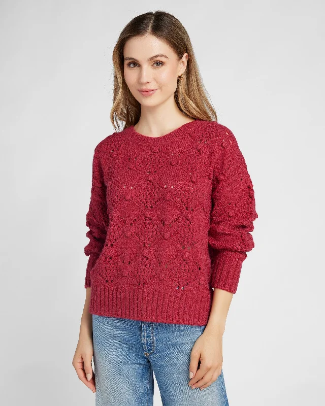 Fisherman Crochet Sweater Boxy Sweater Fitted Sweater A-Line