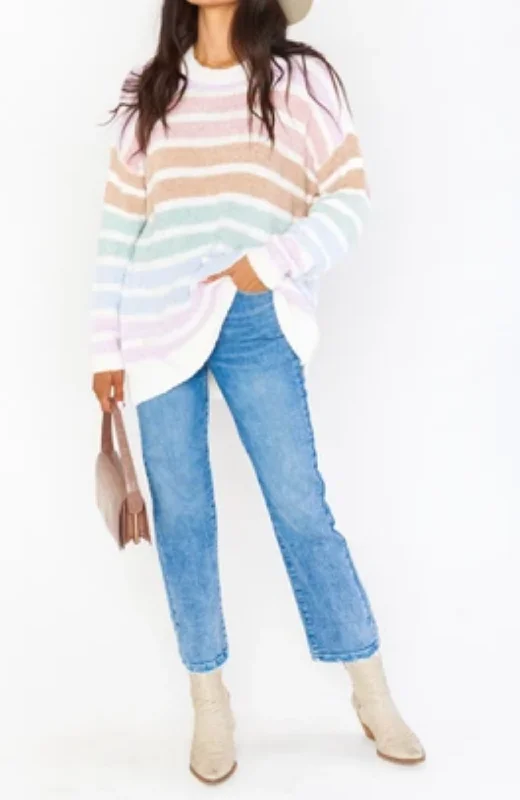 Show Me Your Mumu - Flurry Sweater Collared Crew Neck Turtle Neck