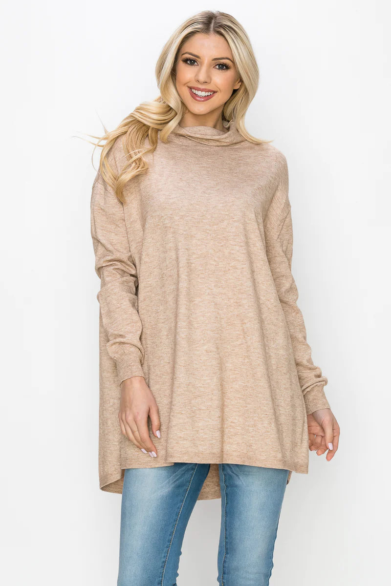 JOH Cashmere Sarah Sweater Mocha Sweater Knitwear Pullover
