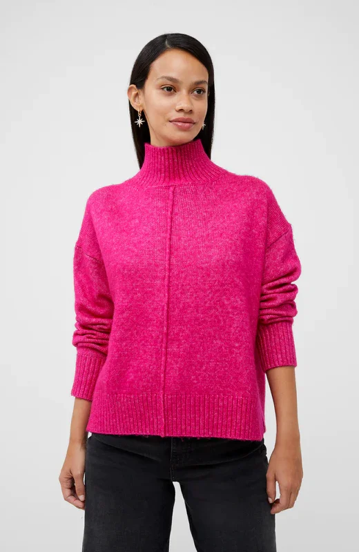 French Connection - Kessy Recycled Turtleneck Sweater Cable Knit Ribbed Knit Lace Knit French Connection - Kessy Recycled Turtleneck Sweater Cable Knit Ribbed Knit Lace Knit