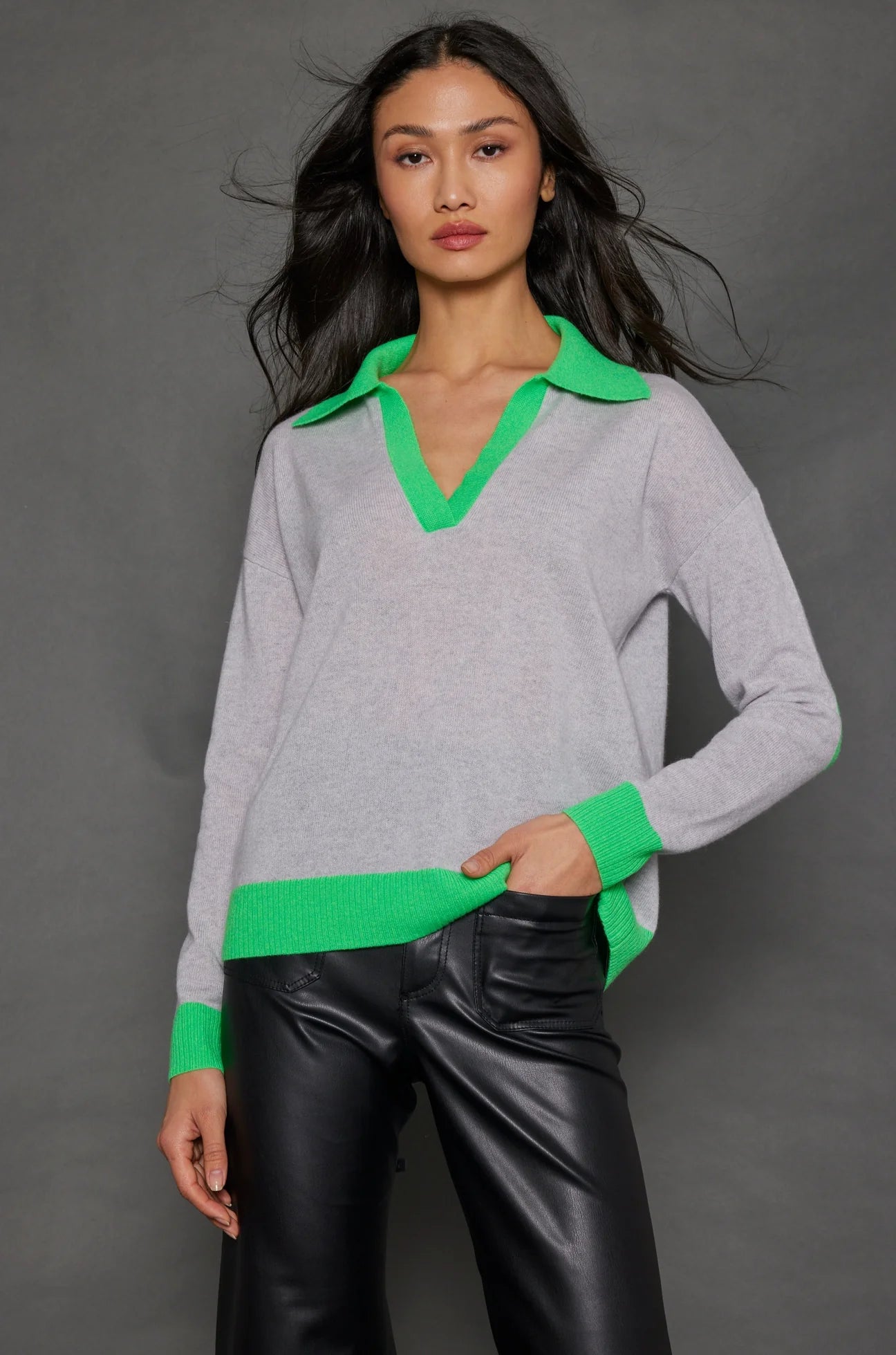 Lisa Todd Colour Pop Cashmere Sweater Sweater Knitwear Pullover