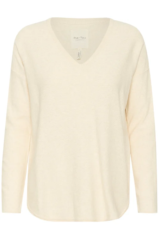Part Two Illiviasa V-Neck Sweater Wool Sweater Cotton Sweater Cashmere Sweater