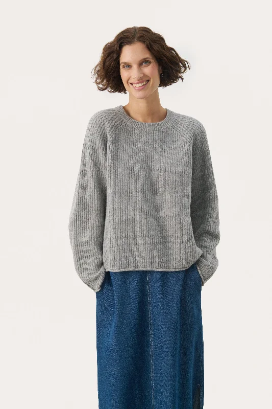 Part Two Luah Sweater Zippered Buttoned Snapped