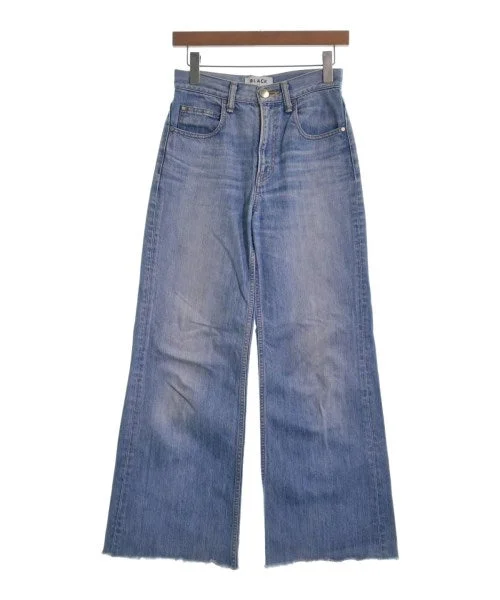 BLACK by moussy Jeans Trendy Wide-Legged High-Waist Jeans