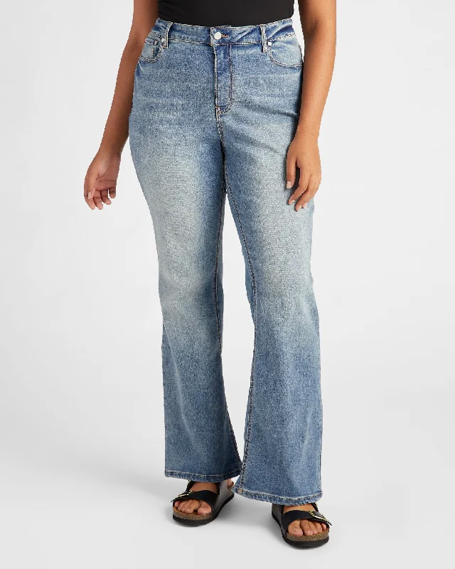 Plus Size Mariah High Rise Bootcut Jeans Fashionable Bootcut Jeans