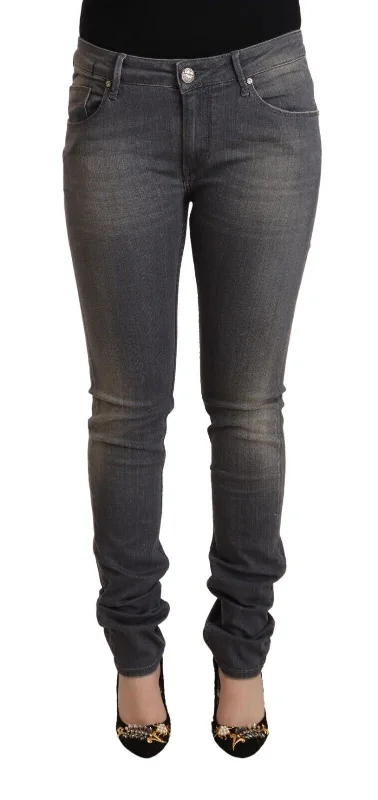 Acht  Washed Cotton blue Skinny Women's Jeans Stylish High-Waisted Denim