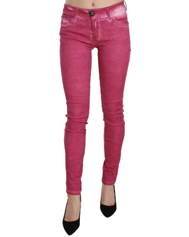 Dolce & Gabbana  Women's Skinny Jeans in Pink Trendy Bootcut High-Waisted Jeans