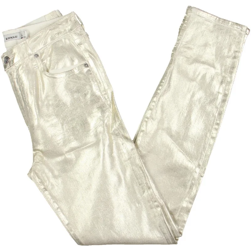 Rae Womens High Rise Ankle Skinny Jeans Casual Straight-Leg Jeans