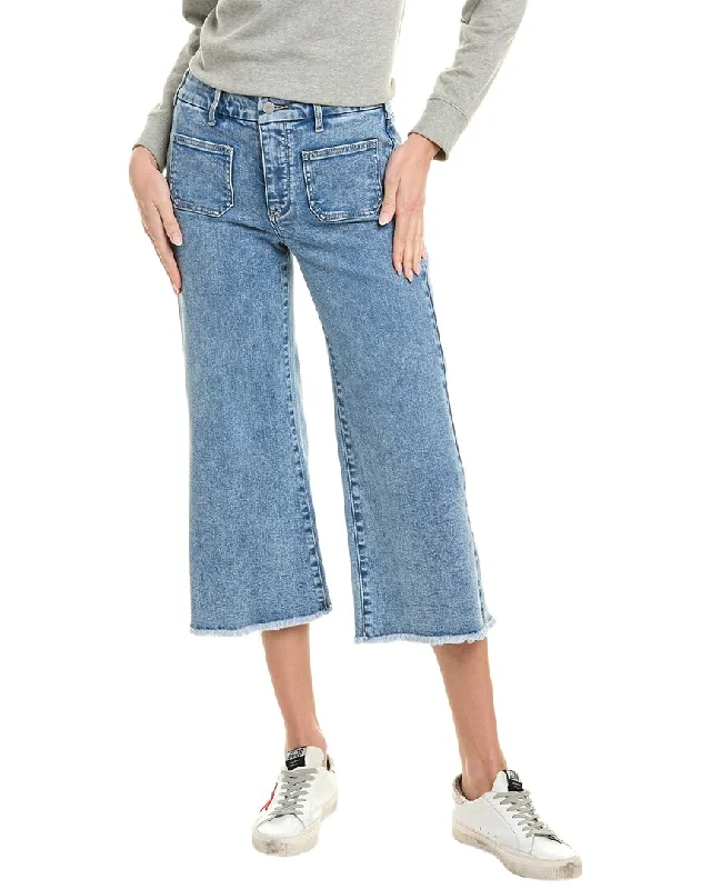 Nydj Patchie Quinta Leg Crop Jean Fashionable Frayed Hem Denim