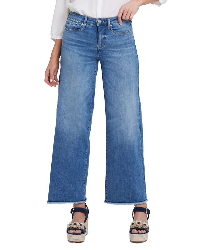Nydj Teresa Blue Oasis Ankle Crop Jean Trendy Colored Denim Jeans