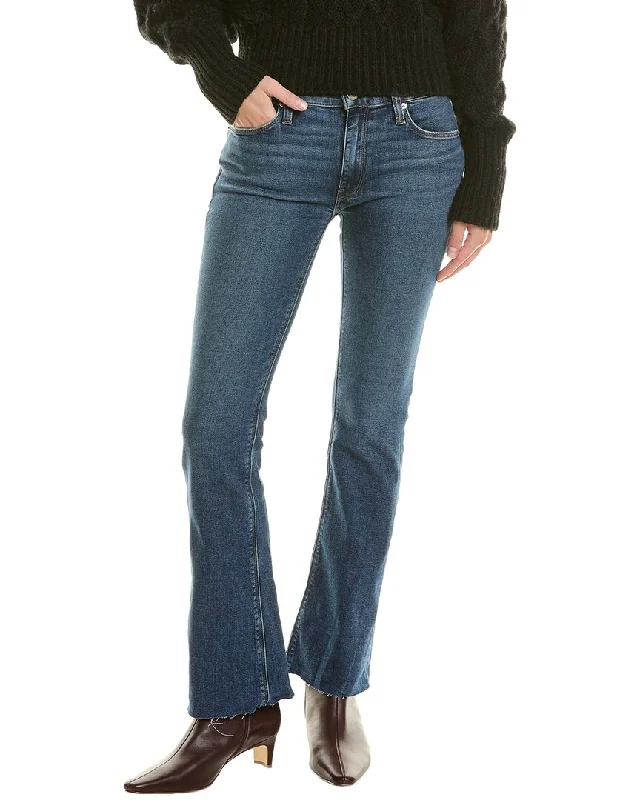 Hudson Jeans Nico Mid-Rise Barefoot Bootcut Jean Fashionable Jeggings Style Jeans