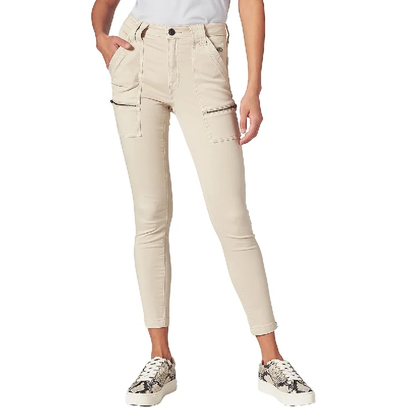 Womens High Rise Zipper Skinny Jeans Trendy Classic Fit Jeans