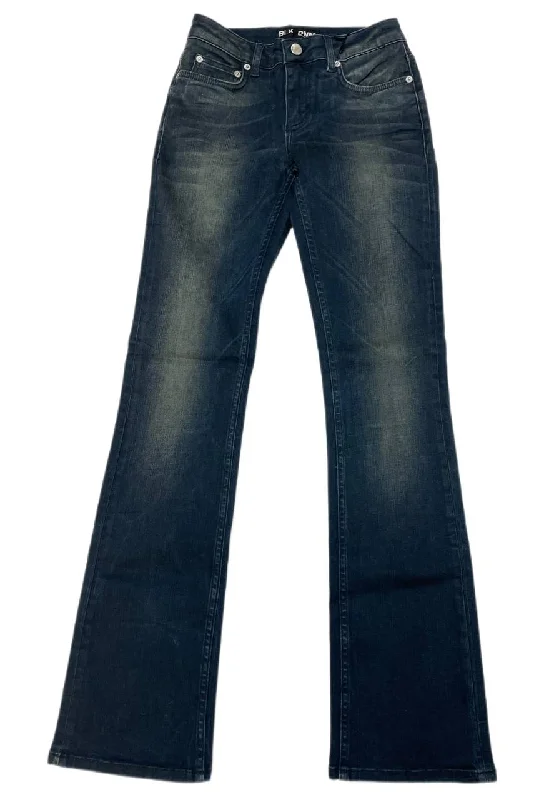BLK DNM Women's Dyre Blue Slim Fit Jeans 16 #WJ820101 Size 26/32 NWT Trendy Colored Denim Jeans