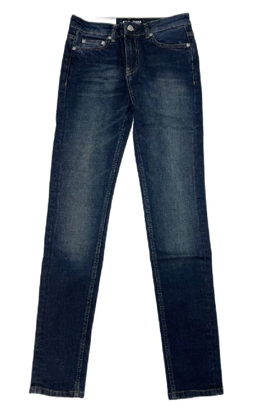BLK DNM Women's York Blue Slim Fit Jeans 22 #WJ410601 NWT Chic Cropped Jeans