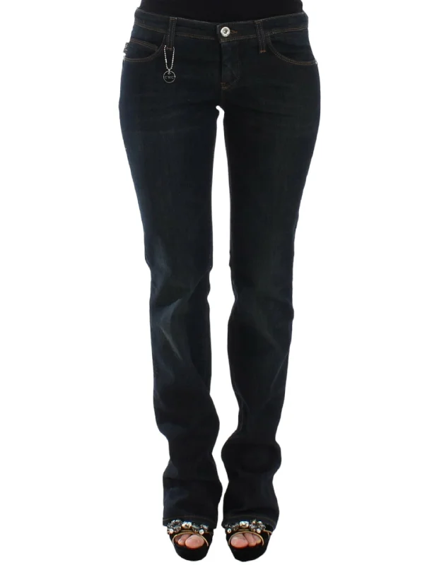 Costume National  Slim Fit Women's Jeans Comfortable Low-Rise Jeans