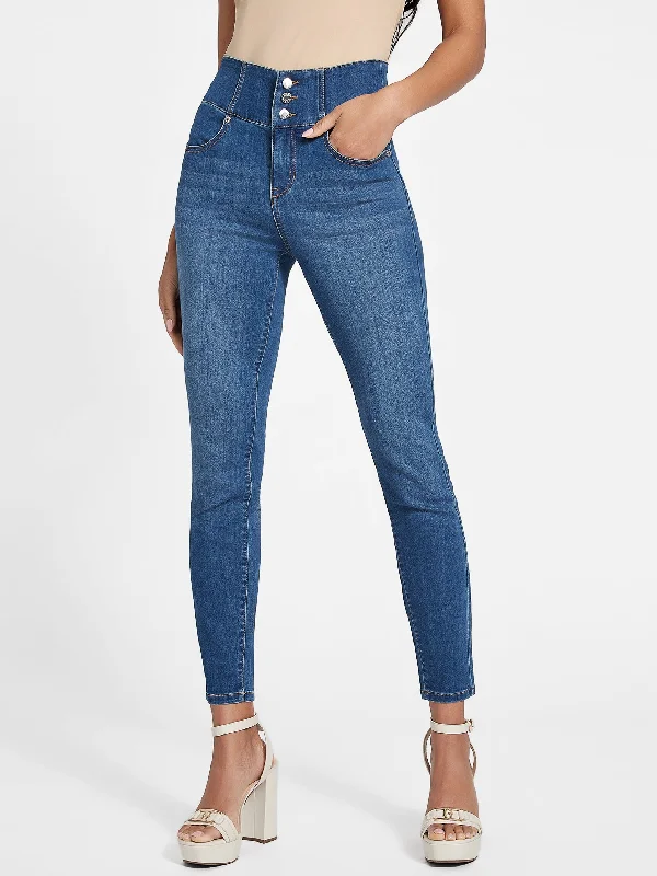 Eco Milan Skinny Jeans Fashionable Raw Hem Bootcut Jeans