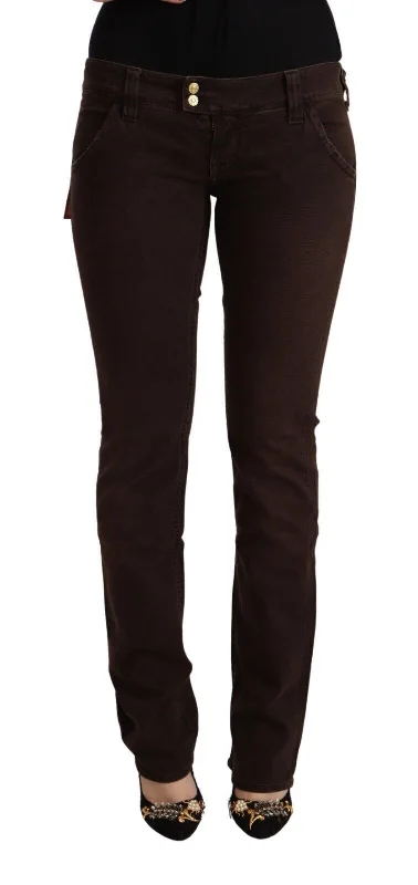 Elegant Slim Fit Cotton Stretch Jeans Fashionable Distressed Jeans