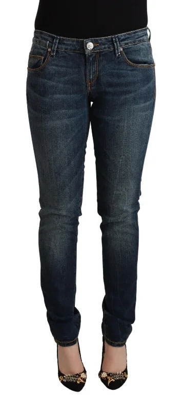 Elegant Slim Fit Low Waist Denim Jeans Stylish High-Rise Mom Jeans