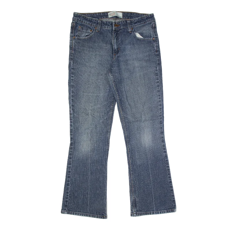 LEVI'S Low Rise Jeans Blue Denim Regular Bootcut Stone Wash Womens W30 L29 Elegant Tapered Leg Denim