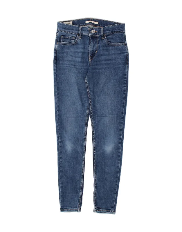 LEVI'S Womens 710 Super Skinny Jeans W27 L27 Blue Cotton Chic Vintage-Inspired Denim Jeans LEVI'S Womens 710 Super Skinny Jeans W27 L27 Blue Cotton Chic Vintage-Inspired Denim Jeans